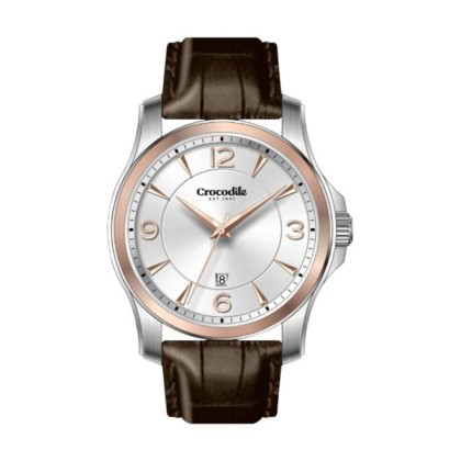 Crocodile CRDW5904.318 Silver Dial Leather Strap Women Watch
